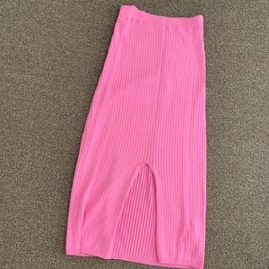 Free People skyline ribbed midi skirt